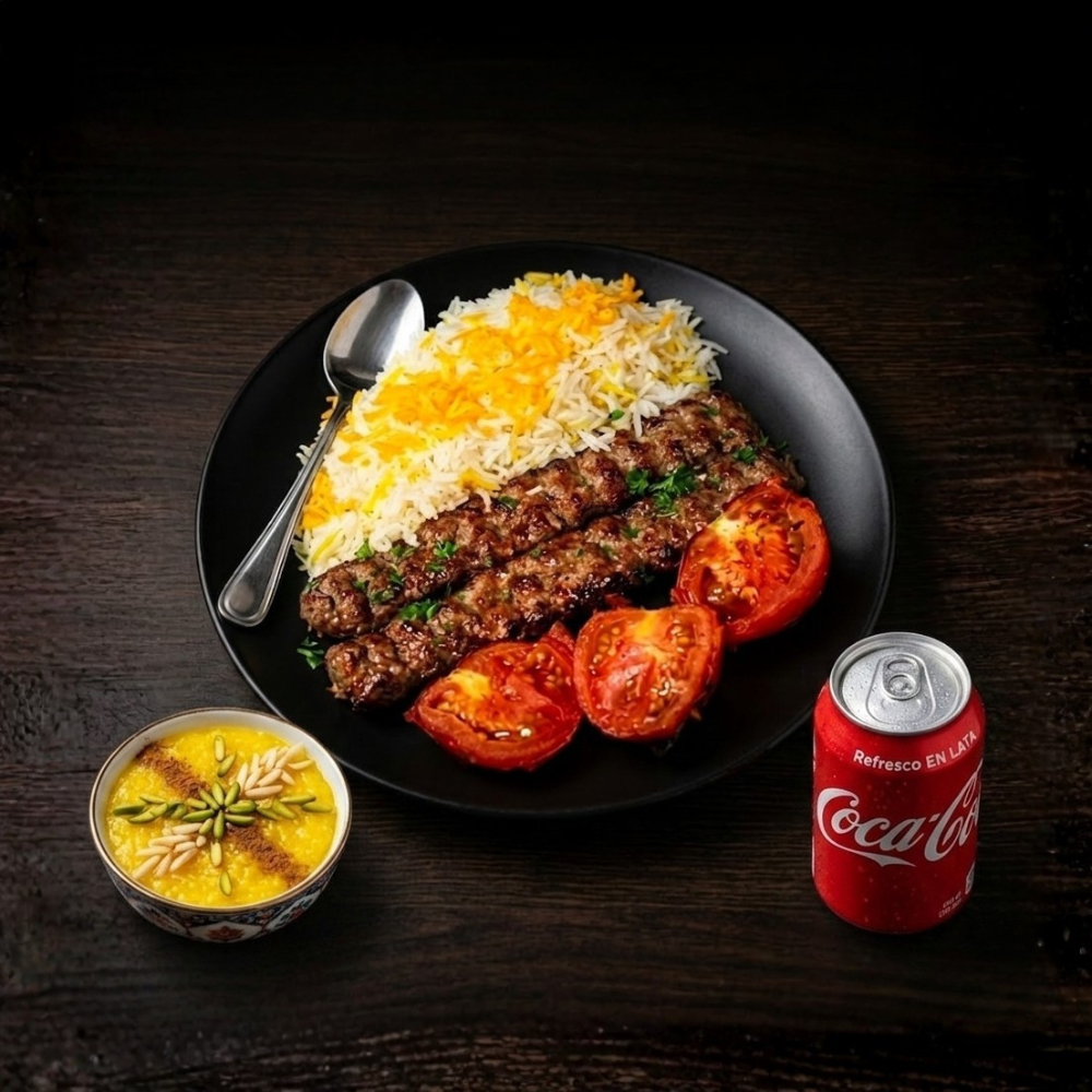 Cholo Kebab de Ternera Menú